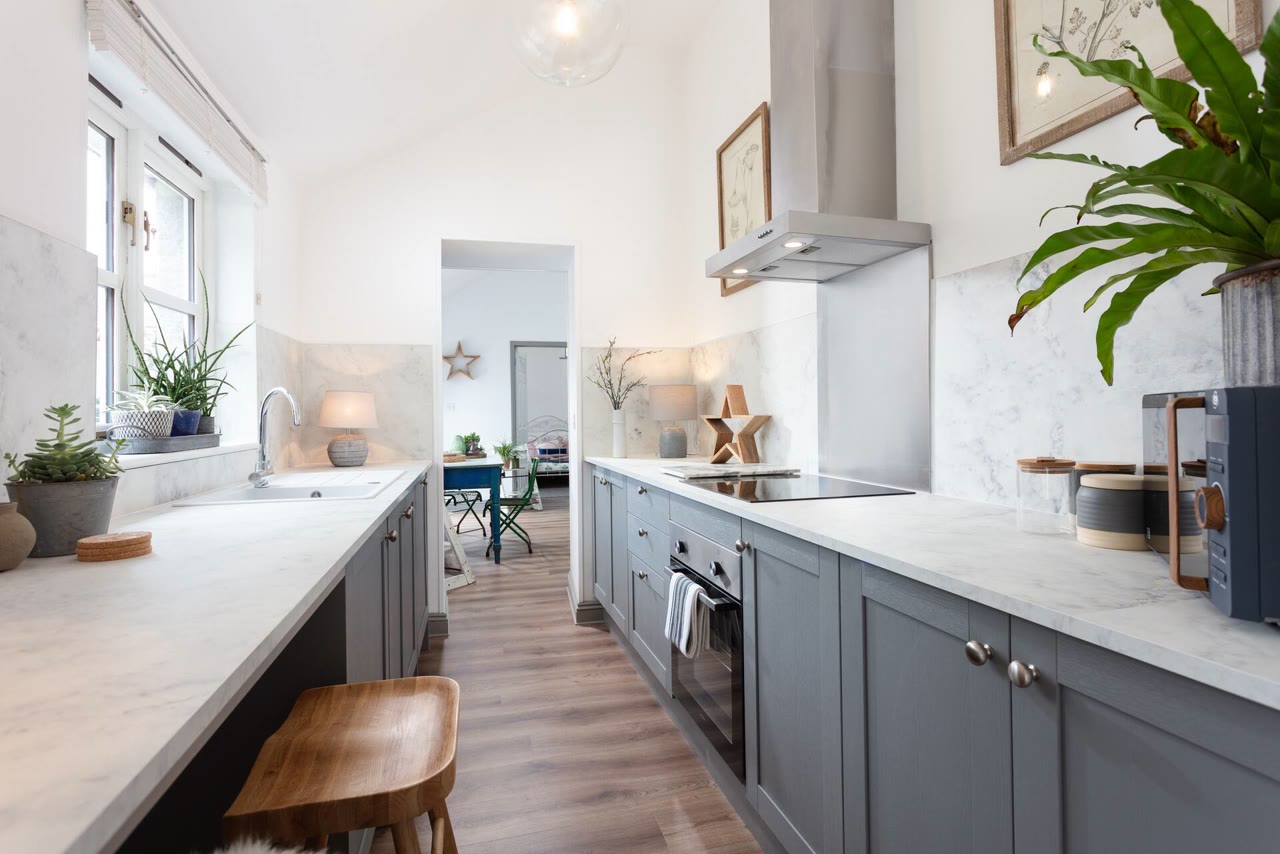 Listing photo: Galley kitchen